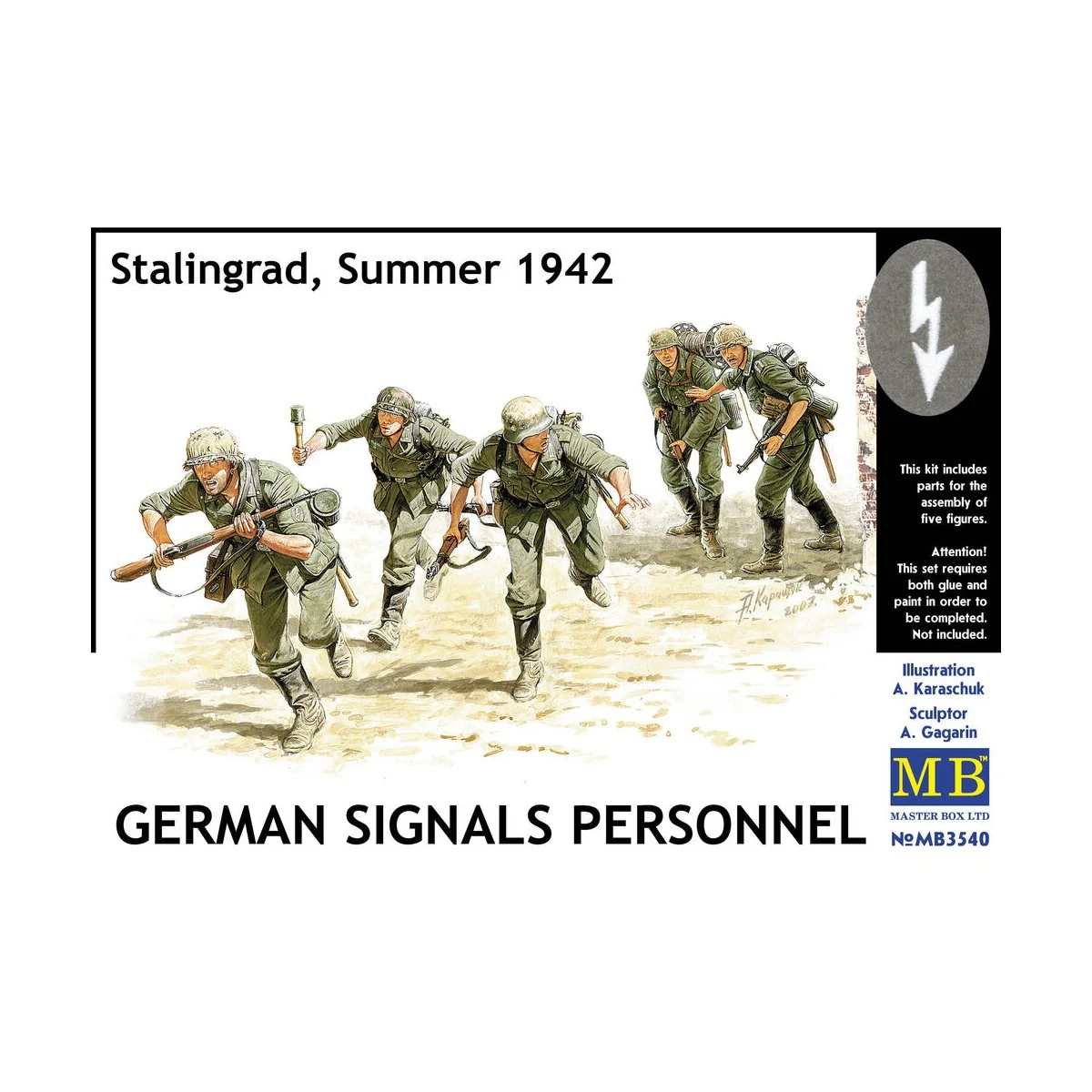 German Signals Personnel Stalingrad Summer 1942 - Master Box Ltd. 3540