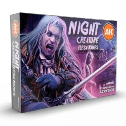 NIGHT CREATURES FLESH TONES - AK Interactive AK11602