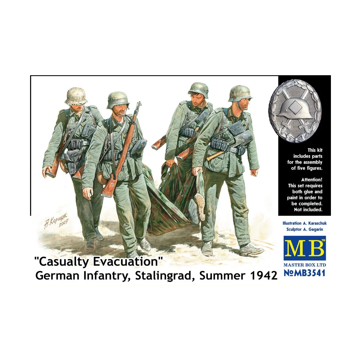 German Infantry Stalingrad Summer 1942 Casualty Evacuation - Master...