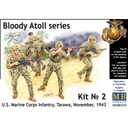 'Bloody Atol' U.S. Marine Corps Infantry - Master Box Ltd. 3543