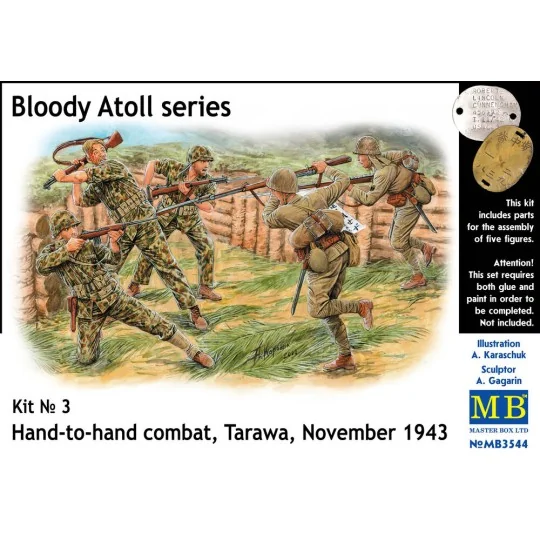 'Bloody Atol' Hand-to-hand fight, Tarawa - Master Box Ltd. 3544