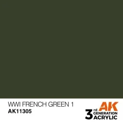 WWI French Green 1 - AK Interactive AK11305