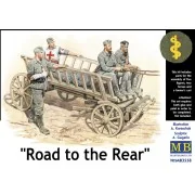Road to the rear 5 figs + cart - Master Box Ltd. 3558