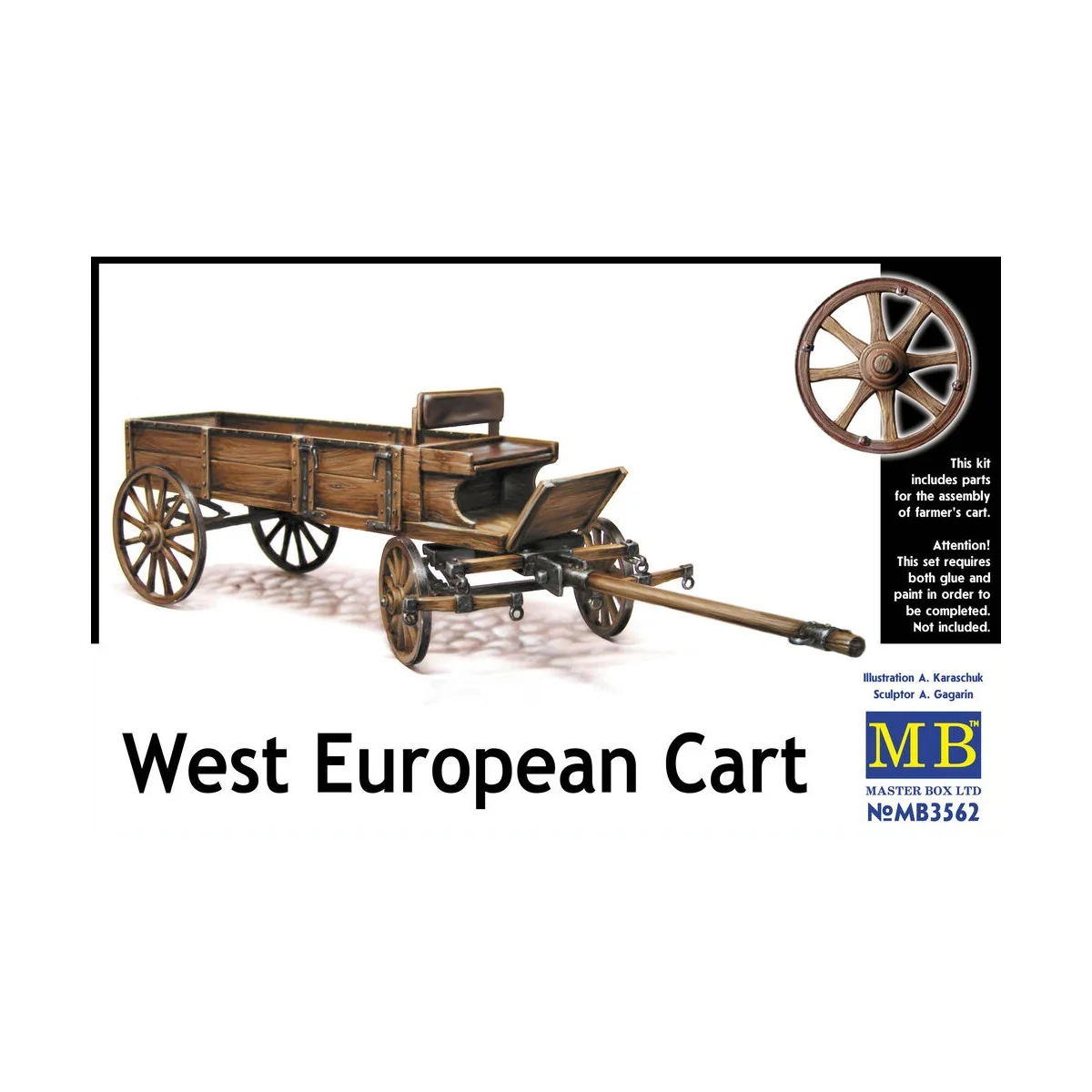 West European Cart, 1/35 - Master Box Ltd. 3562 West European Cart, 1/35 - Master Box Ltd. 3562