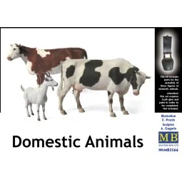 Domestic animals, 1/35 - Master Box Ltd. 3566