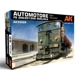 AUTOMOTORE FS 206/207/208 SOGLIOLA RAIL SHUNTER, 1/35 - AK Interact...