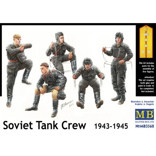 Soviet tank crew, 1943-1945 - Master Box Ltd. 3568