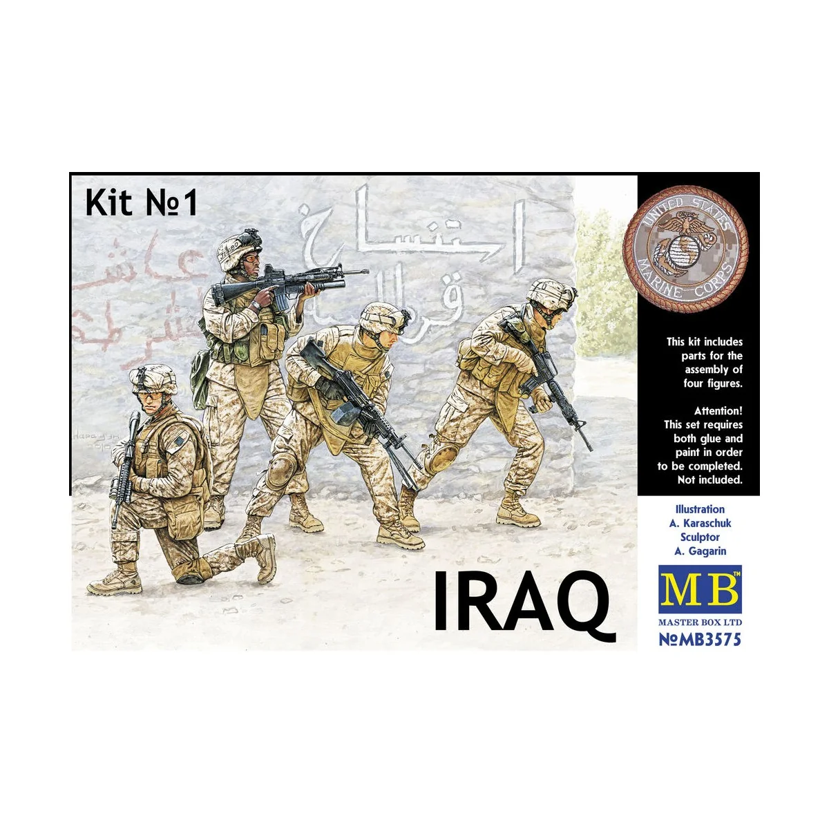 USMC Team Irak vol. 1, 1/35 - Master Box Ltd. 3575 USMC Team Irak vol. 1, 1/35 - Master Box Ltd. 3575