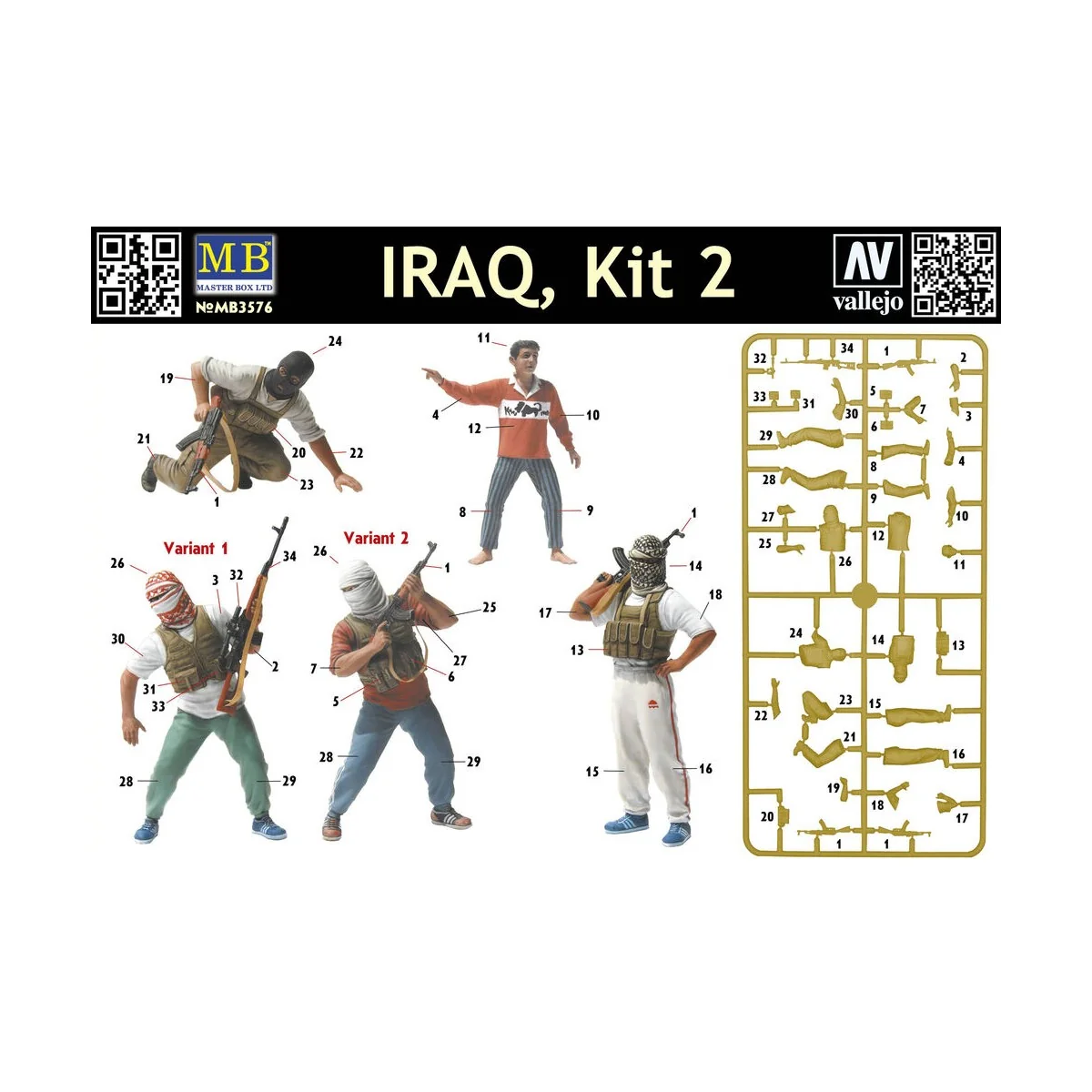 Insurgents Irak vol. 2, 1/35 - Master Box Ltd. 3576
