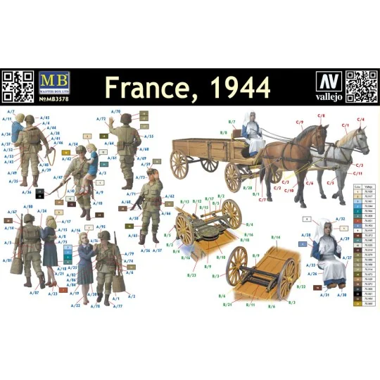 France, 1944 - Master Box Ltd. 3578