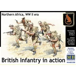British Infantry North Africa Desert - Master Box Ltd. 3580