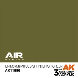 IJN M3 (M) Mitsubishi Interior Green - AK Interactive AK11896