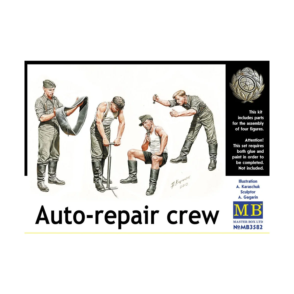 Auto-Repair Crew, 1/35 - Master Box Ltd. 3582