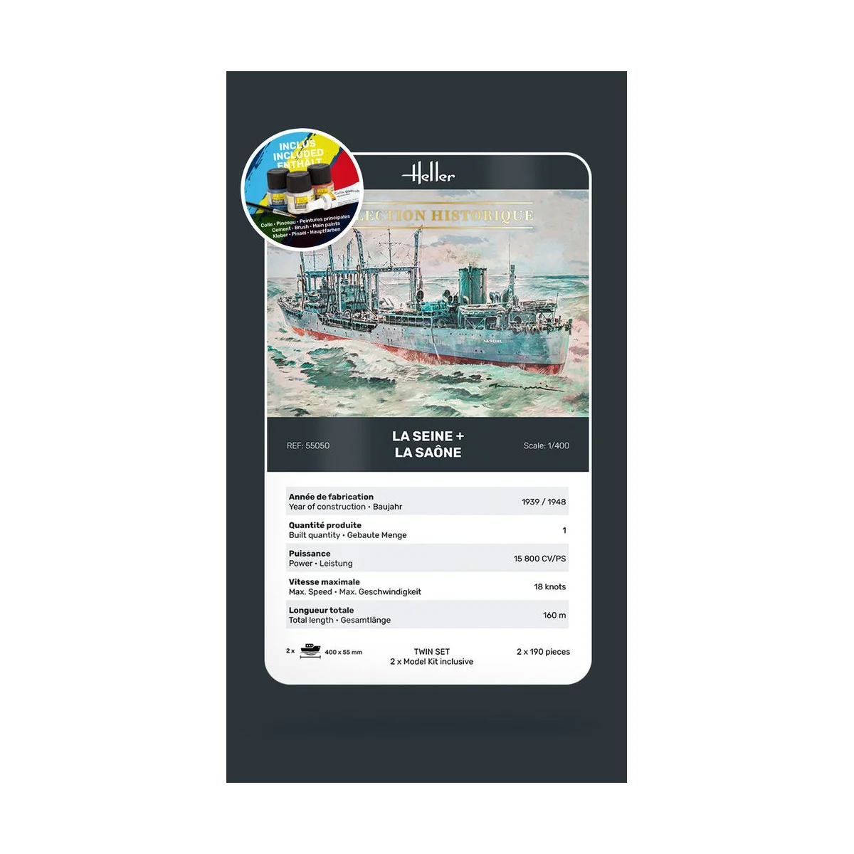 STARTER KIT Twin Set La Seine + La Saone - Heller 55050