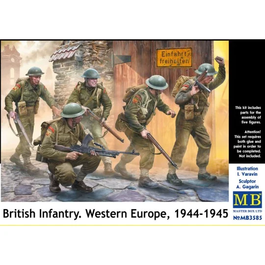 British Infantry. Western Europe. 1944-1945 - Master Box Ltd. 3585