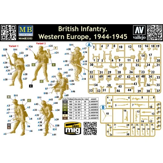 British Infantry. Western Europe. 1944-1945, 1/35 - Master Box Ltd.... British Infantry. Western Europe. 1944-1945, 1/35 - Master Box Ltd....