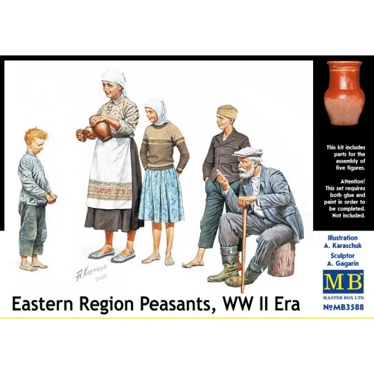 Citizenry East European WWII era - Master Box Ltd. 3588