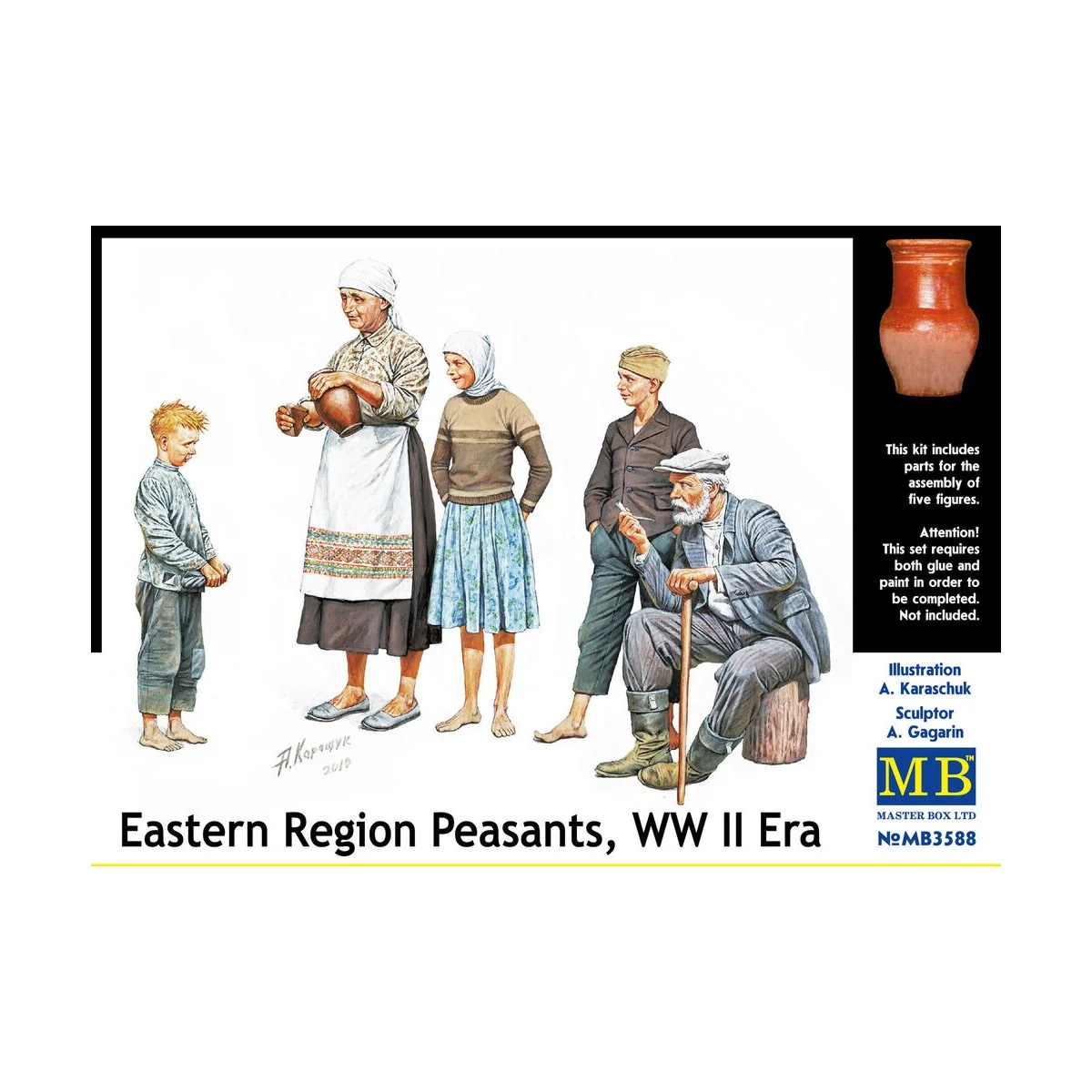 Citizenry East European WWII era, 1/35 - Master Box Ltd. 3588