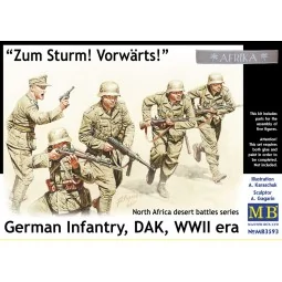 Germ. infan., DAK. N. Africa desert batt., 1/35 - Master Box Ltd. 3593