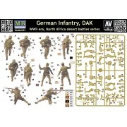 Germ. infan., DAK. N. Africa desert batt., 1/35 - Master Box Ltd. 3593
