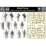 Allied Forces. N.Africa desert battles.s - Master Box Ltd. 3594