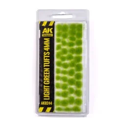 LIGHT GREEN TUFTS 4MM - AK Interactive AK8244