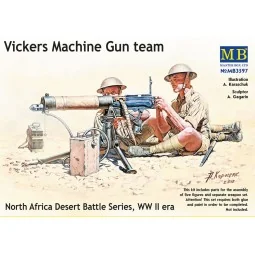 Vickers machine-gun crew, Desert battle, 1/35 - Master Box Ltd. 3597