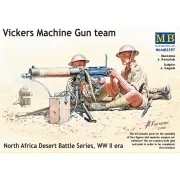 Vickers machine-gun crew, Desert battle - Master Box Ltd. 3597