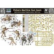 Vickers machine-gun crew, Desert battle, 1/35 - Master Box Ltd. 3597 Vickers machine-gun crew, Desert battle, 1/35 - Master Box Ltd. 3597