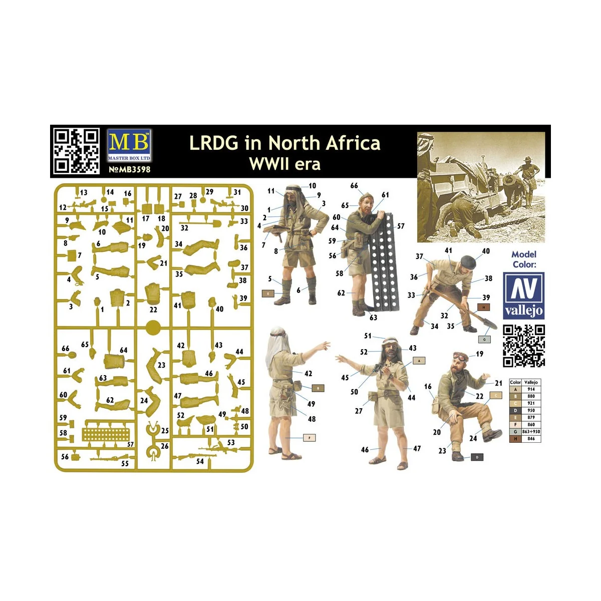 LRDG in Northern Africa, 1/35 - Master Box Ltd. 3598 LRDG in Northern Africa, 1/35 - Master Box Ltd. 3598
