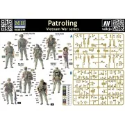 Patroling, Vietnam, 1/35 - Master Box Ltd. 3599 Patroling, Vietnam, 1/35 - Master Box Ltd. 3599