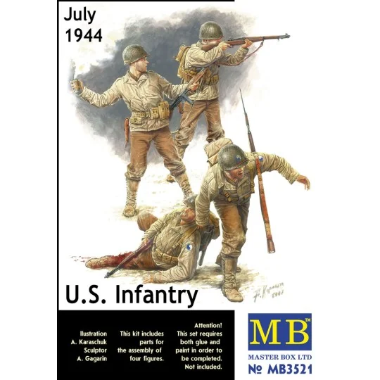 US Infantry 1944-45 - Master Box Ltd. 3521
