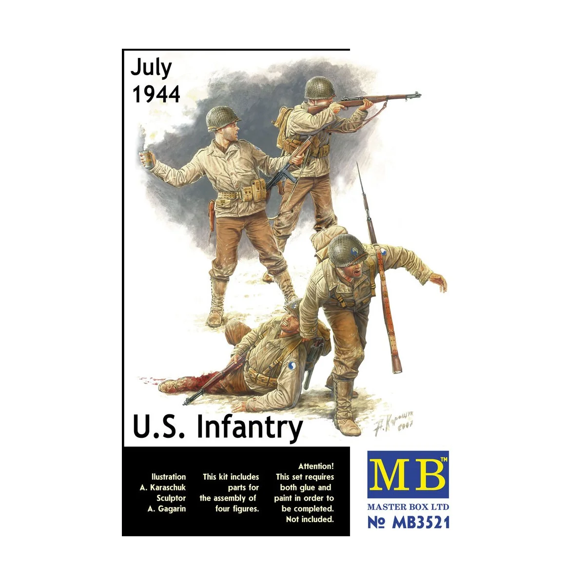 US Infantry 1944-45 - Master Box Ltd. 3521