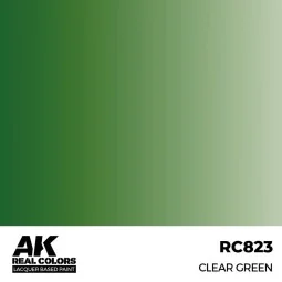 Real Colors: Clear Green 17 ml. - AK Interactive RC823