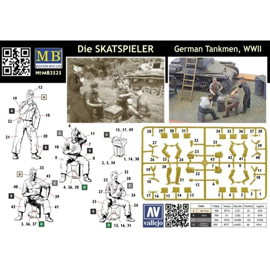 Skatspieler, 1/35 - Master Box Ltd. 3525 Skatspieler, 1/35 - Master Box Ltd. 3525