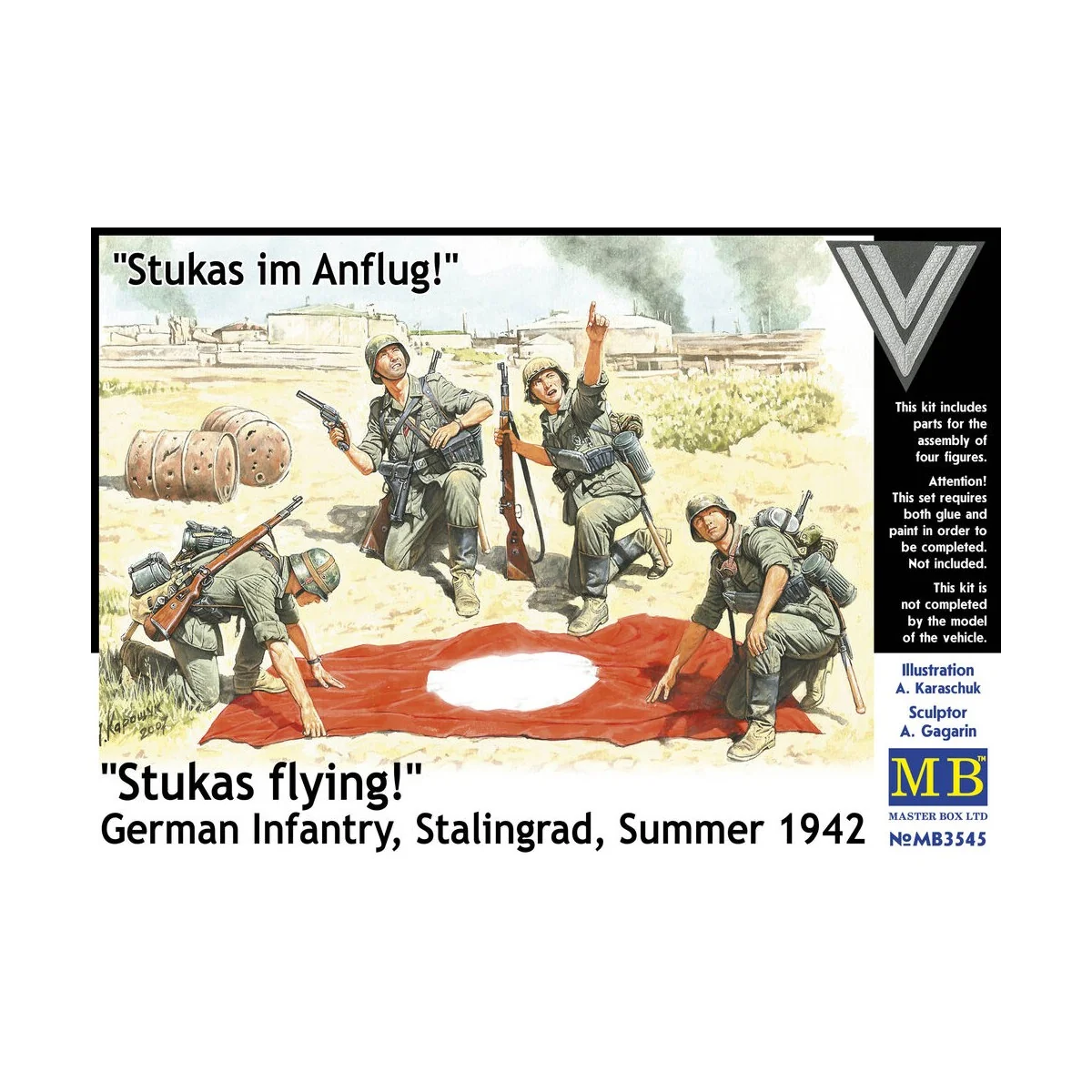 Stukas flying, 1/35 - Master Box Ltd. 3545 Stukas flying, 1/35 - Master Box Ltd. 3545