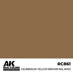 Real Colors: Gelbbraun-Yellow Brown RAL 8000 17 ml. - AK Interactiv...