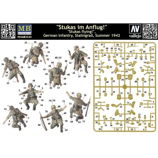 Stukas flying, 1/35 - Master Box Ltd. 3545 Stukas flying, 1/35 - Master Box Ltd. 3545