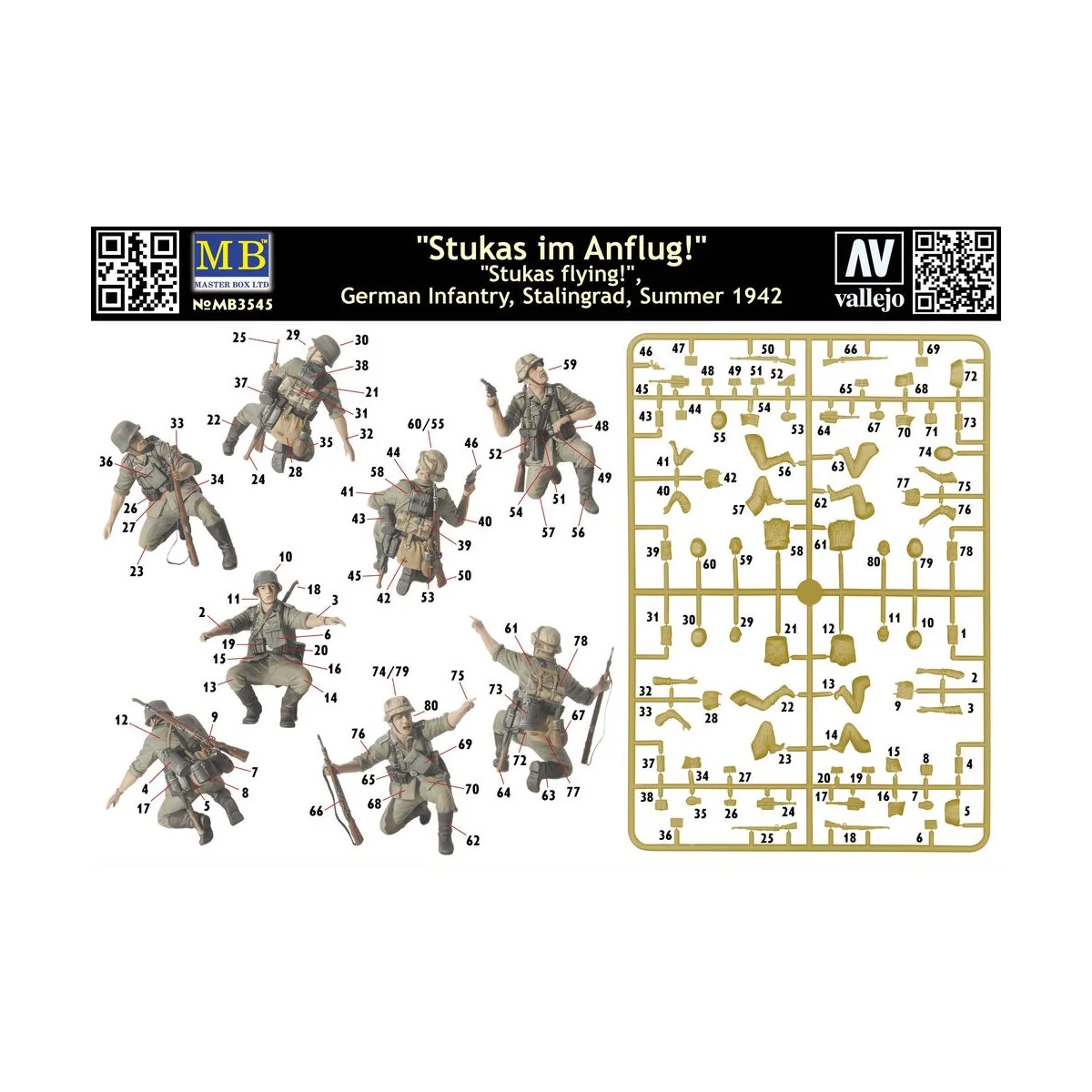 Stukas flying - Master Box Ltd. 3545