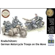 Kradschutzen: Ger. motorcycle troops, 1/35 - Master Box Ltd. 3548F Kradschutzen: Ger. motorcycle troops, 1/35 - Master Box Ltd. 3548F