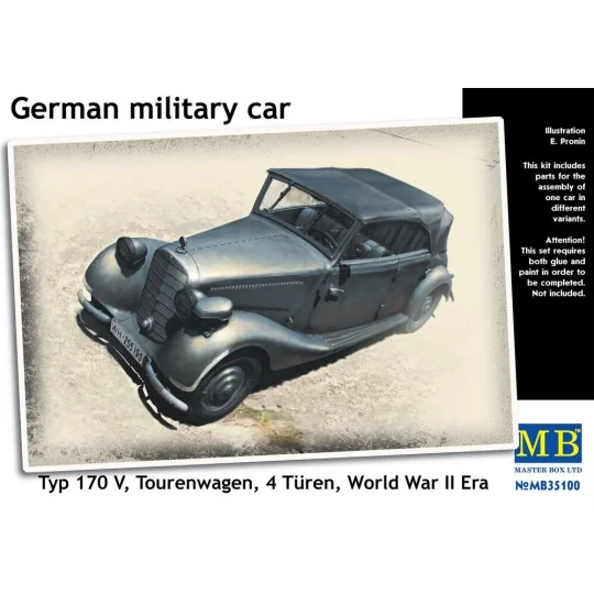 Germ. military car Typ 170V Tourenwagen - Master Box Ltd. 35100