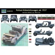 Polizei-Kubelsitzwagen ab 1937 mil. car, 1/35 - Master Box Ltd. 35101