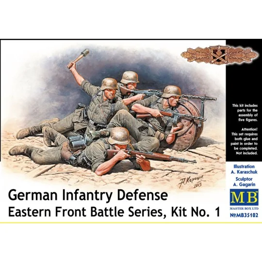 German infantry defense, Eastern Front, 1/35 - Master Box Ltd. 35102