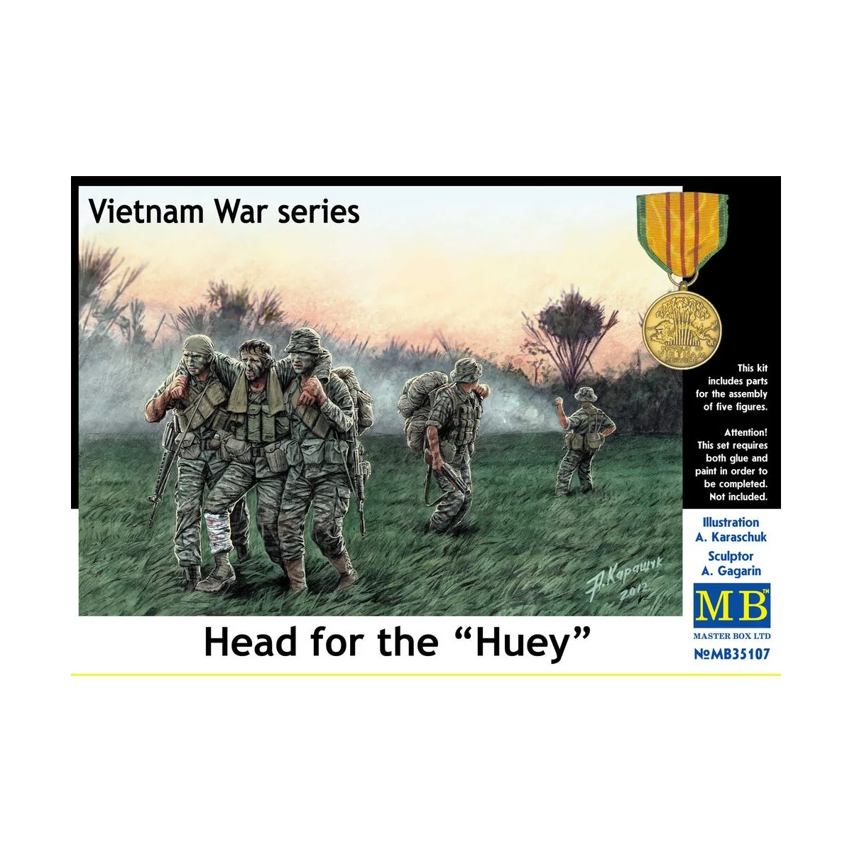 “Head for the “Huey”, Vietnam War series” - Master Box Ltd. 35107