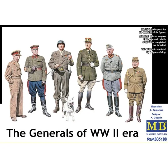 The Generals of WWII, 1/35 - Master Box Ltd. 35108