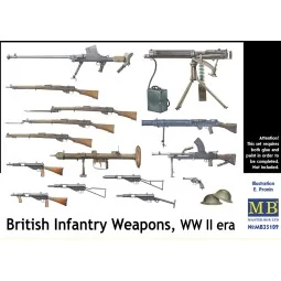British infantry weapons, WWII era - Master Box Ltd. 35109