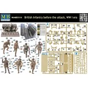 British infantry before attack, WWI era, 1/35 - Master Box Ltd. 35114