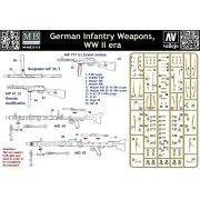 German infantry weapons, WWII, 1/35 - Master Box Ltd. 35115 German infantry weapons, WWII, 1/35 - Master Box Ltd. 35115