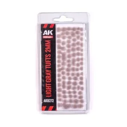 LIGHT GRAY - FANTASY TUFTS 2MM - AK Interactive AK8272
