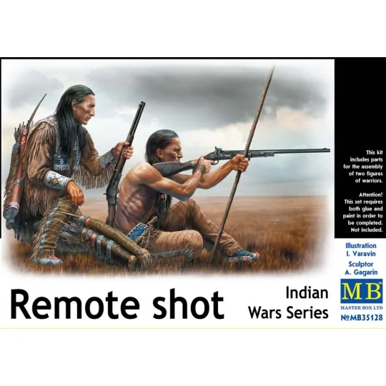 Indian Wars Series, Remote Shot, 1/35 - Master Box Ltd. 35128 Indian Wars Series, Remote Shot, 1/35 - Master Box Ltd. 35128